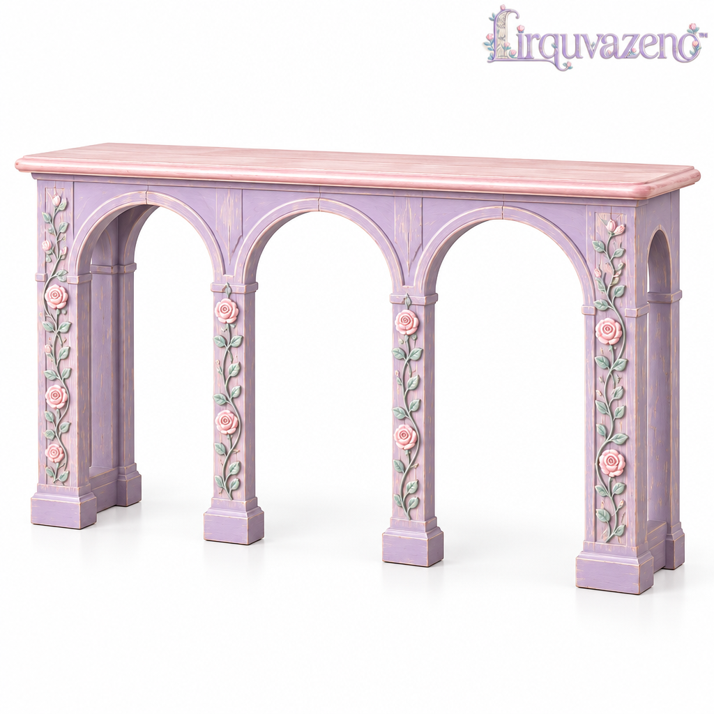 Lirquvazeno Lilac Arcade Plant Console — view 4