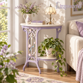 Lirquvazeno Lilac Garden Trellis Side Table — view 1